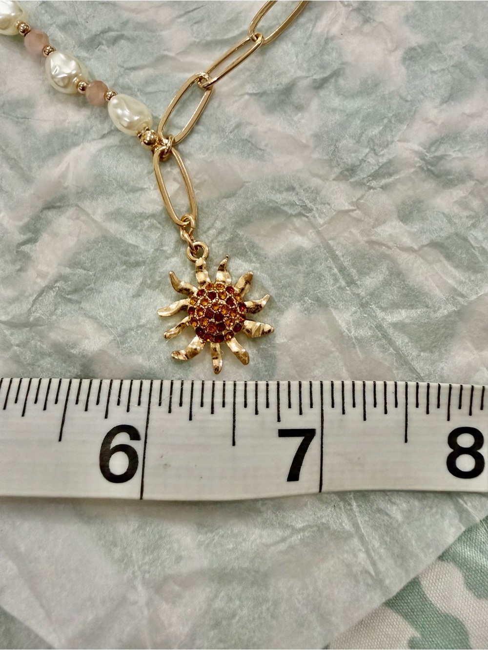 Necklace BLOOM & GLOW PEARLY NECKLACE Avon New - Picture 2 of 6